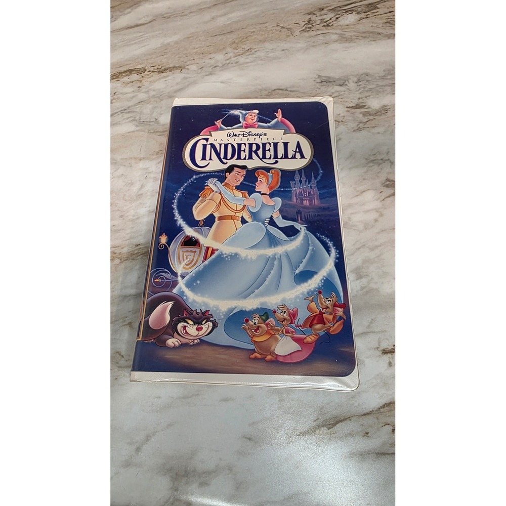 Walt Disney Masterpiece Collection Cinderella VHS Tape Movie Vintage Collectible